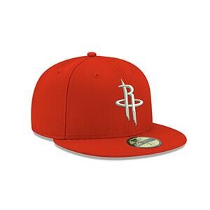 NWT Houston Rockets 59FIFTY Fitted Cap by New Era – Red, Size 7.5